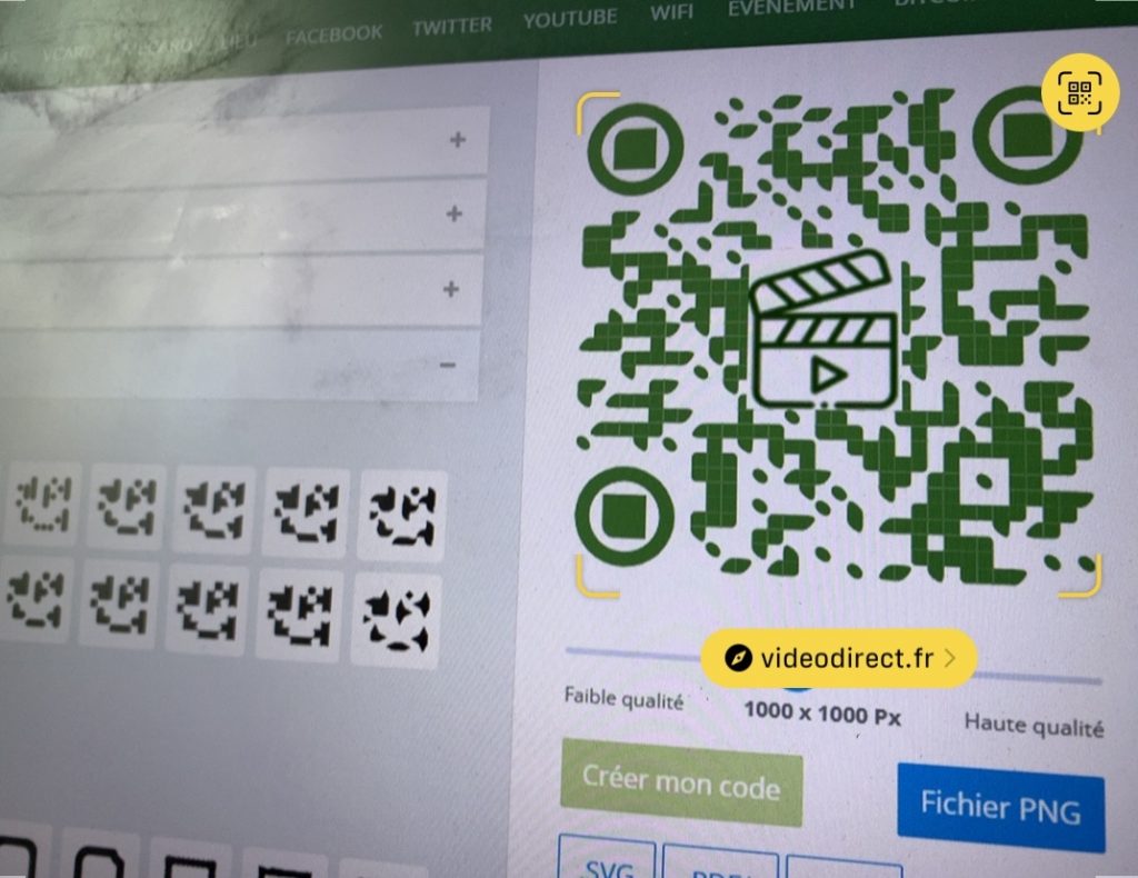 Comment utiliser un QR Code pour afficher une vidéo videodirect